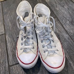 White High Top Converse